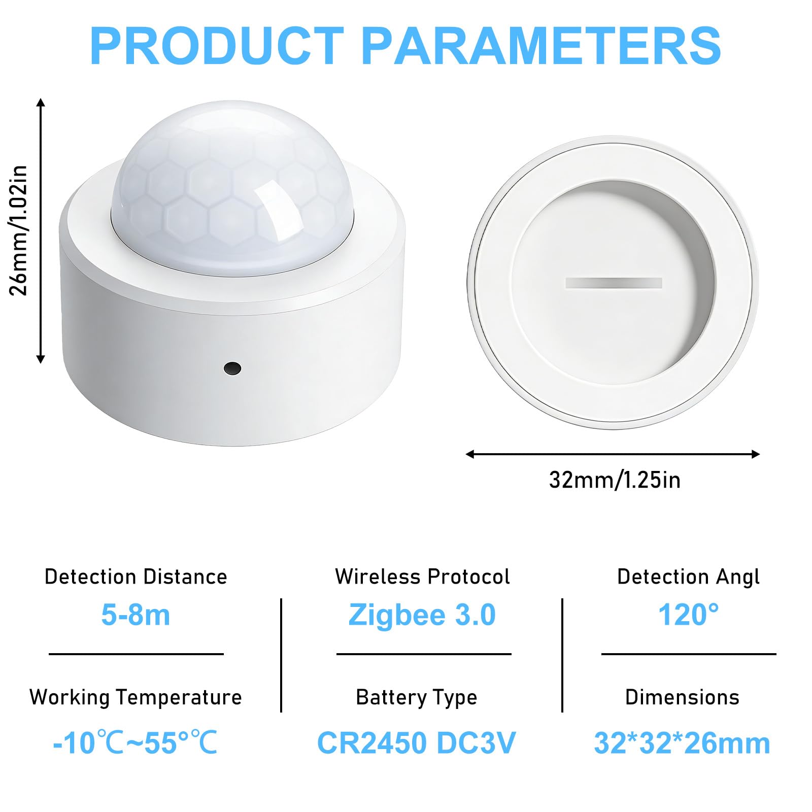 Zigbee - 6 detectores de movimiento: sensor de movimiento PIR, detector de movimiento inteligente, alarma WiFi para Smart Life/Tuya, entornos inteligentes de seguridad y control de luz (ZigBee Hub