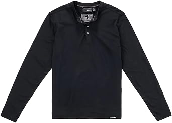 TRUEWERK Mens B2 Long Sleeve Henley