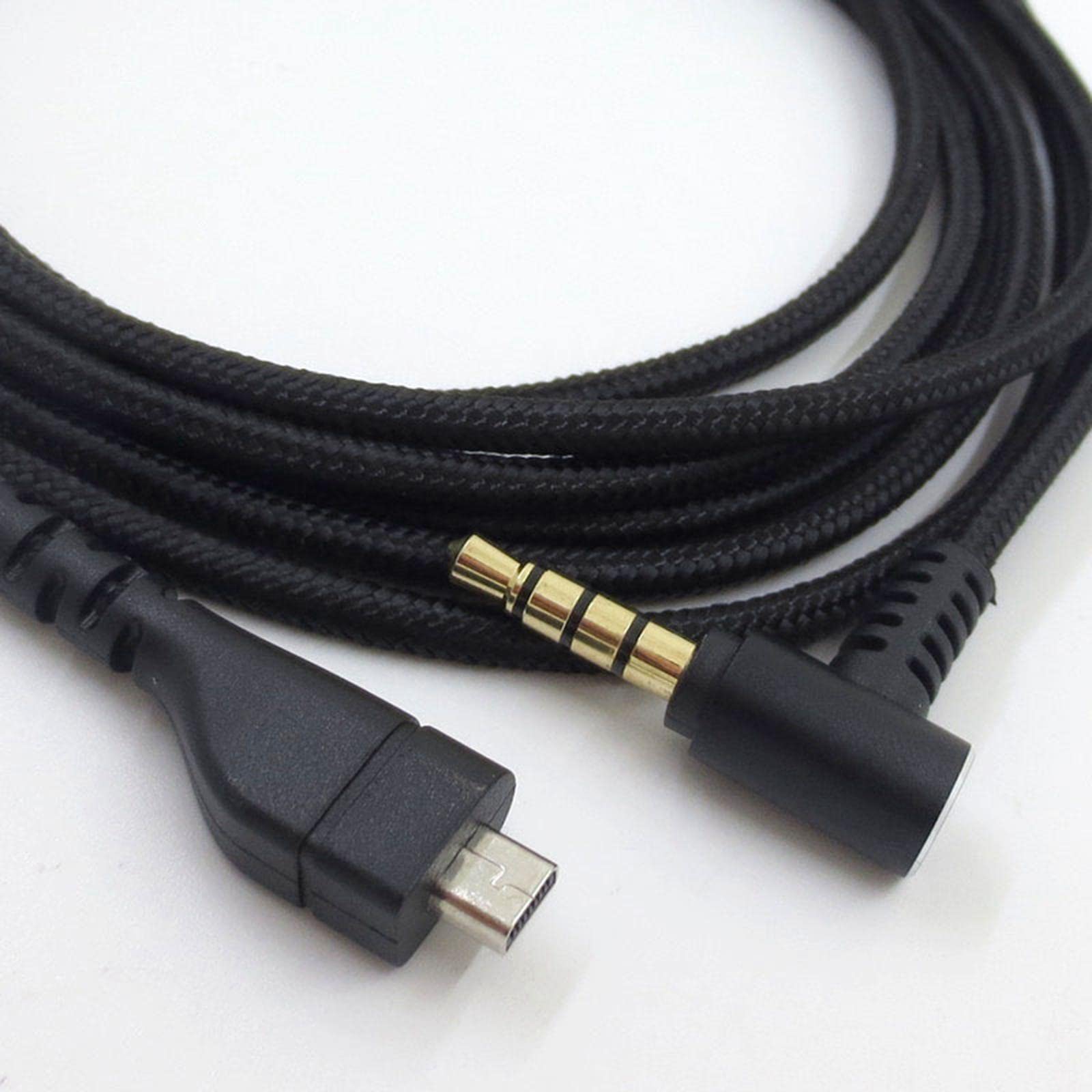 Replacement Audio Cable For SteelSeries Arctis 3 5 7 Pro Black Plug-image-7