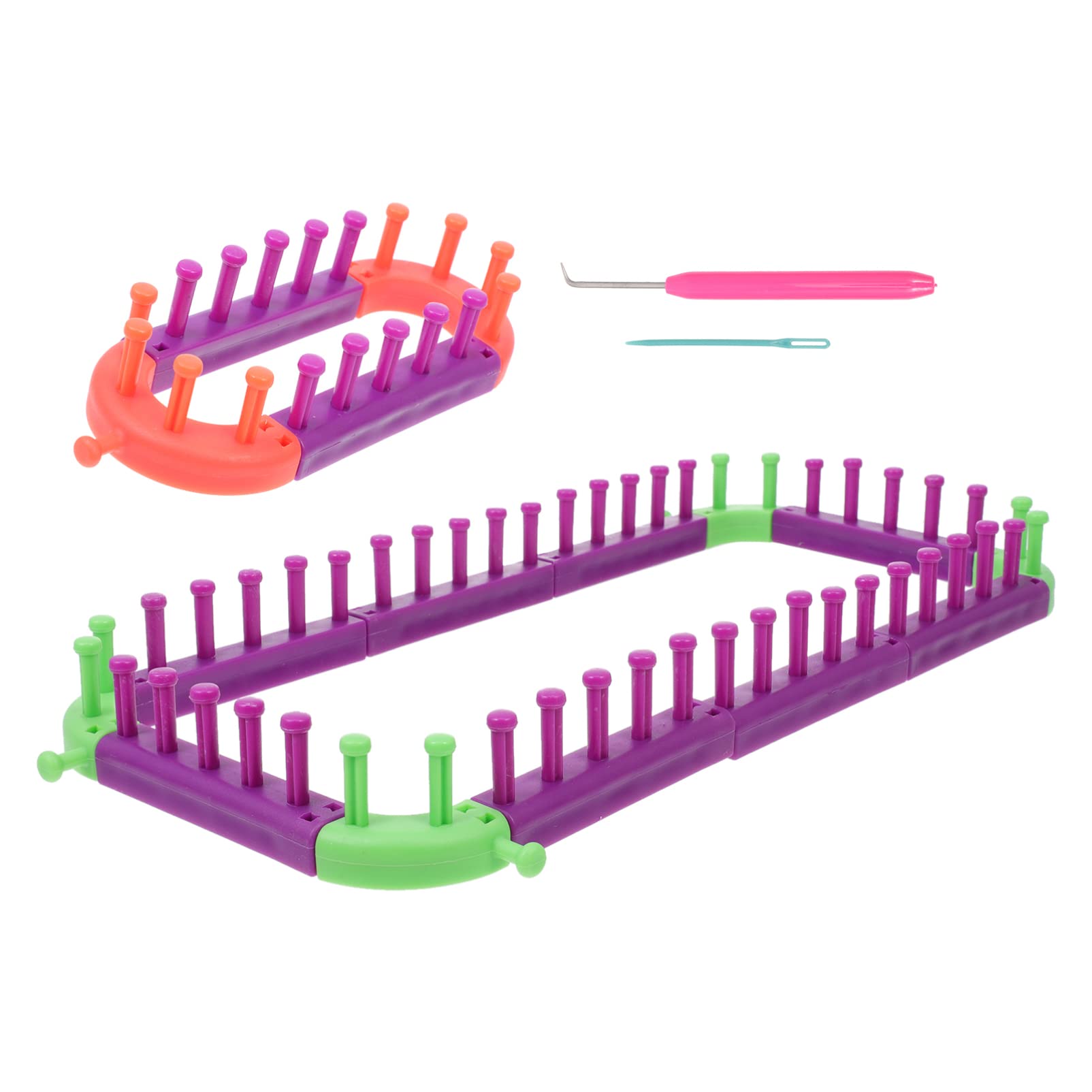 VICASKY Complete Hand Knitting Kit Knitting for Beginners Set Circle Design Sweater Plastic Sweater Knitter