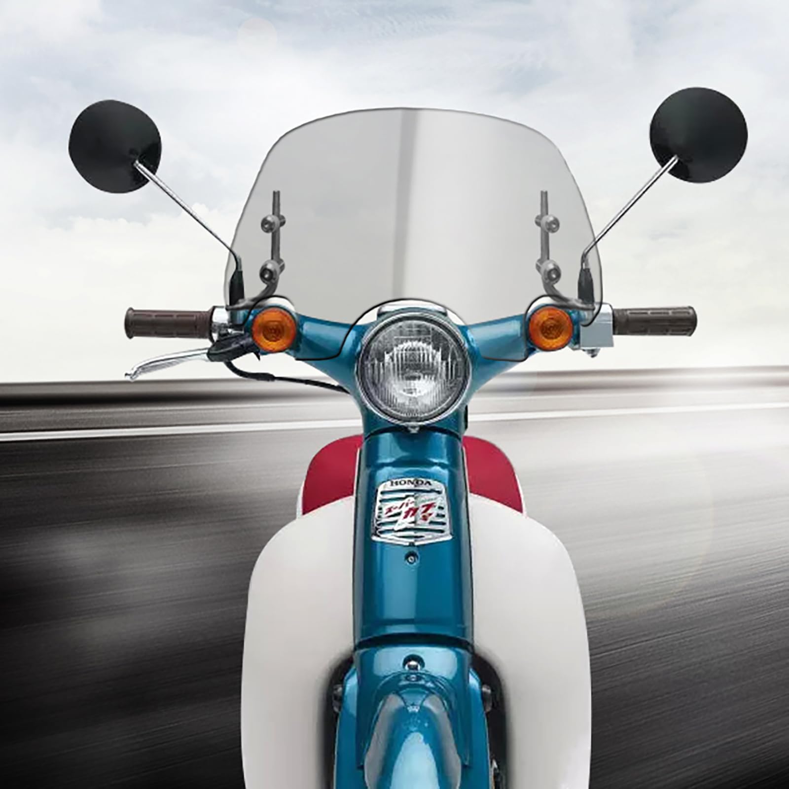 Amazon | Nextstage ウインドシールド スーパーカブ バイク風防