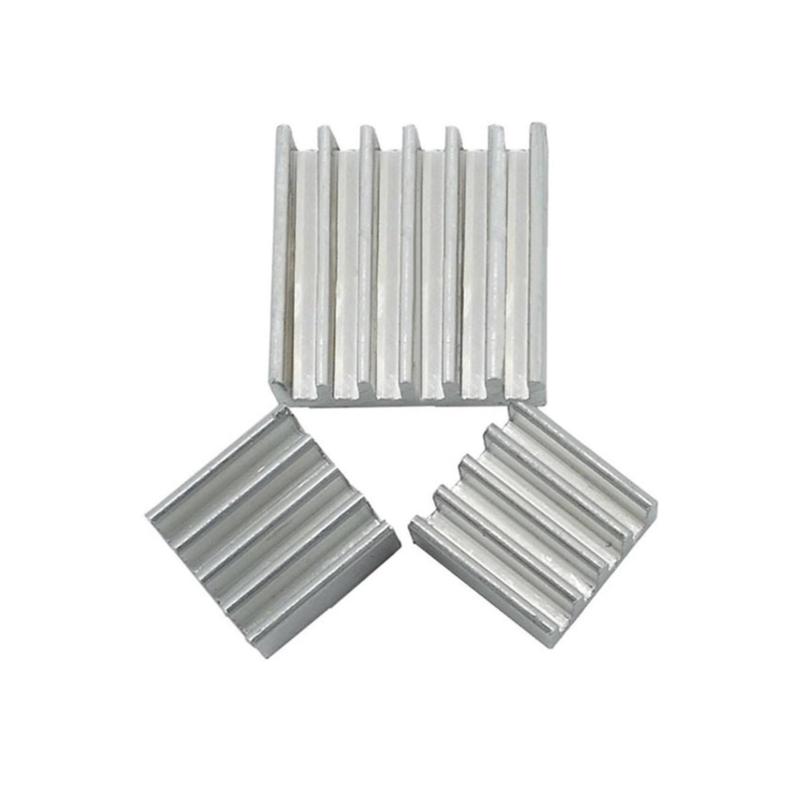 Refroidisseur de radiateur en aluminium pour CPU RAM LAN Mini PC Orange Pi et Raspberry 3 pièces