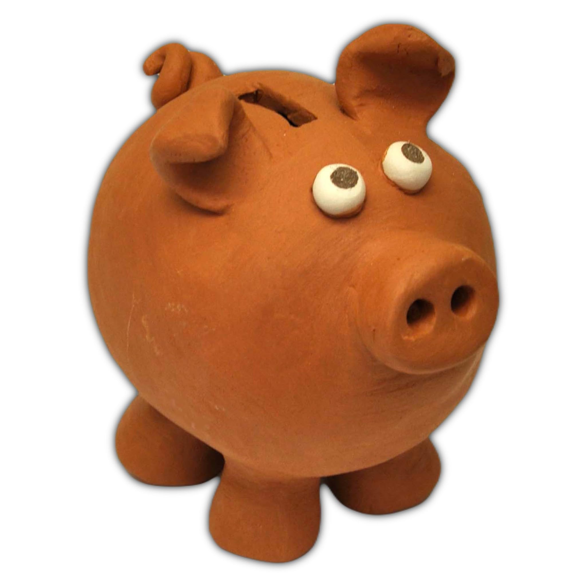 Bricoloco Basic Natural Clay 100% naturalna kompozycja (glina garncarska). Łatwa i przyjemna w obróbce. Idealny do modelowania, rzeźbienia i toczenia. (czerwony, 12,5 kg)