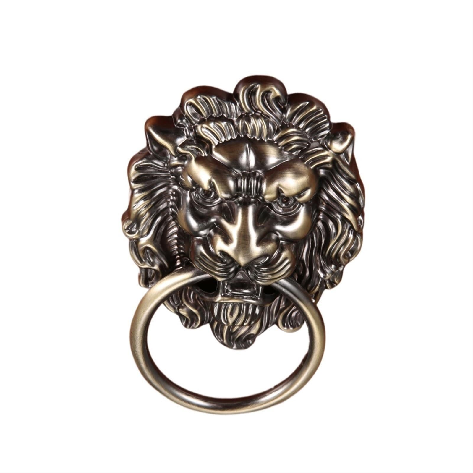 Liuchuchu 100X155mm Brozen 1Pc Cupboard Handles Vintage Cabinet Knobs And Handles Furniture Door Antique Drawer Pull Handle Knob Ring Small(100X155mm Brozen 1Pc)
