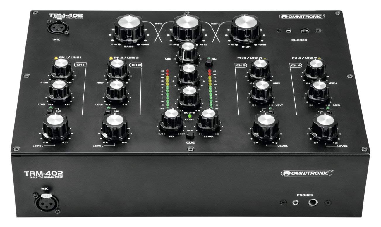 Omnitronic TRM-402 4-Channel Rotary Mixer