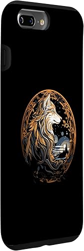 Miniatura 21 de iPhone XR Fenrir Wolf Viking Scandinavian Pride Norsemen Odins Wolf Case