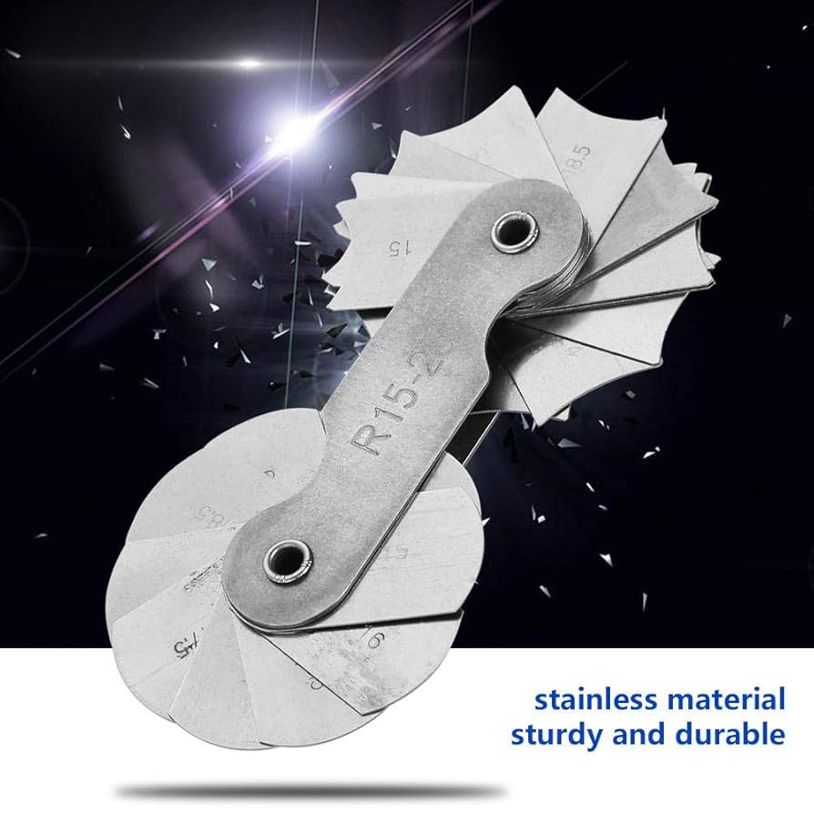 Amazon.co.jp: TOPINCN ラジアスゲージ 半径測定 ゲージ