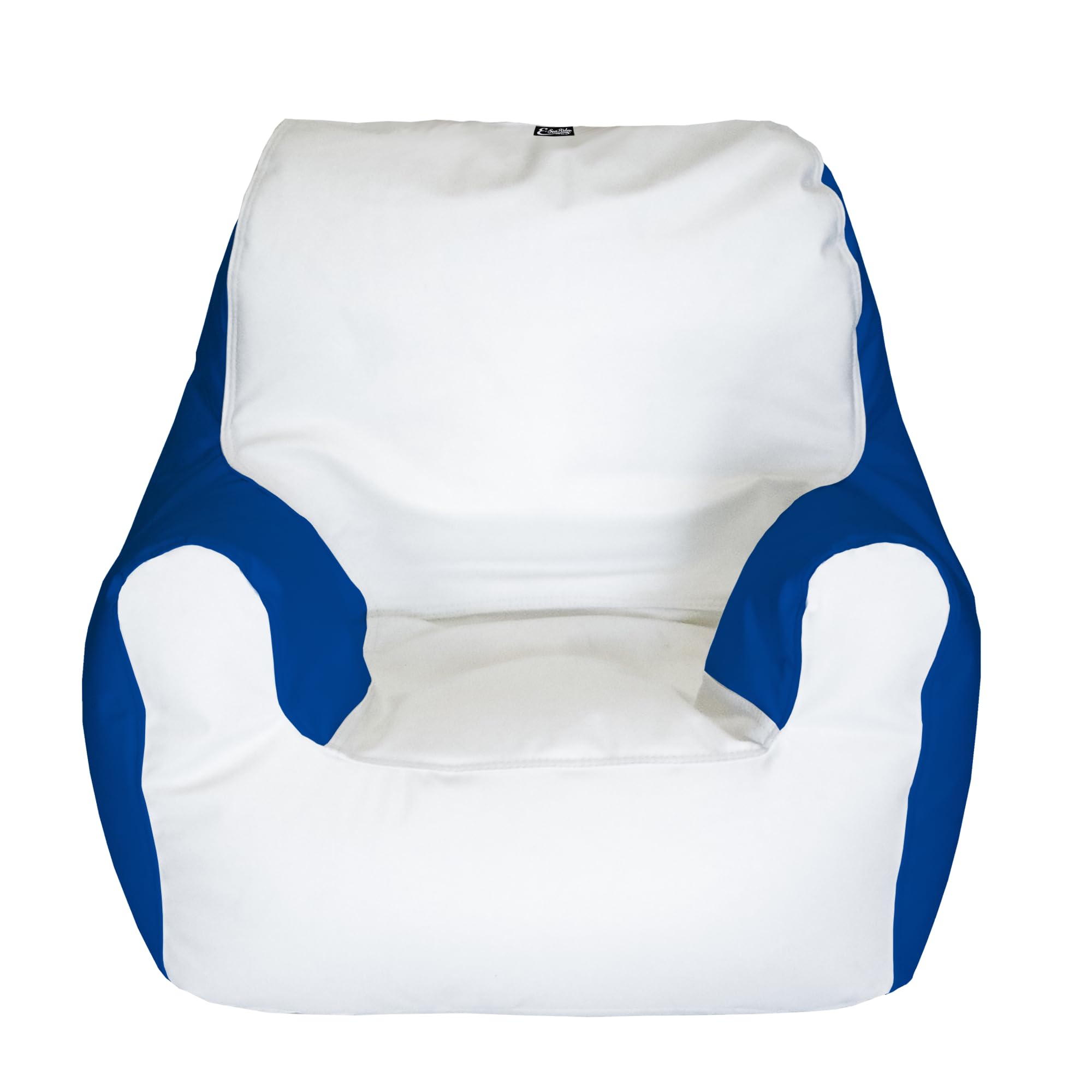 E-SeaRider Armchair Marine Beanbag, Medium, Multi (White/Royal)