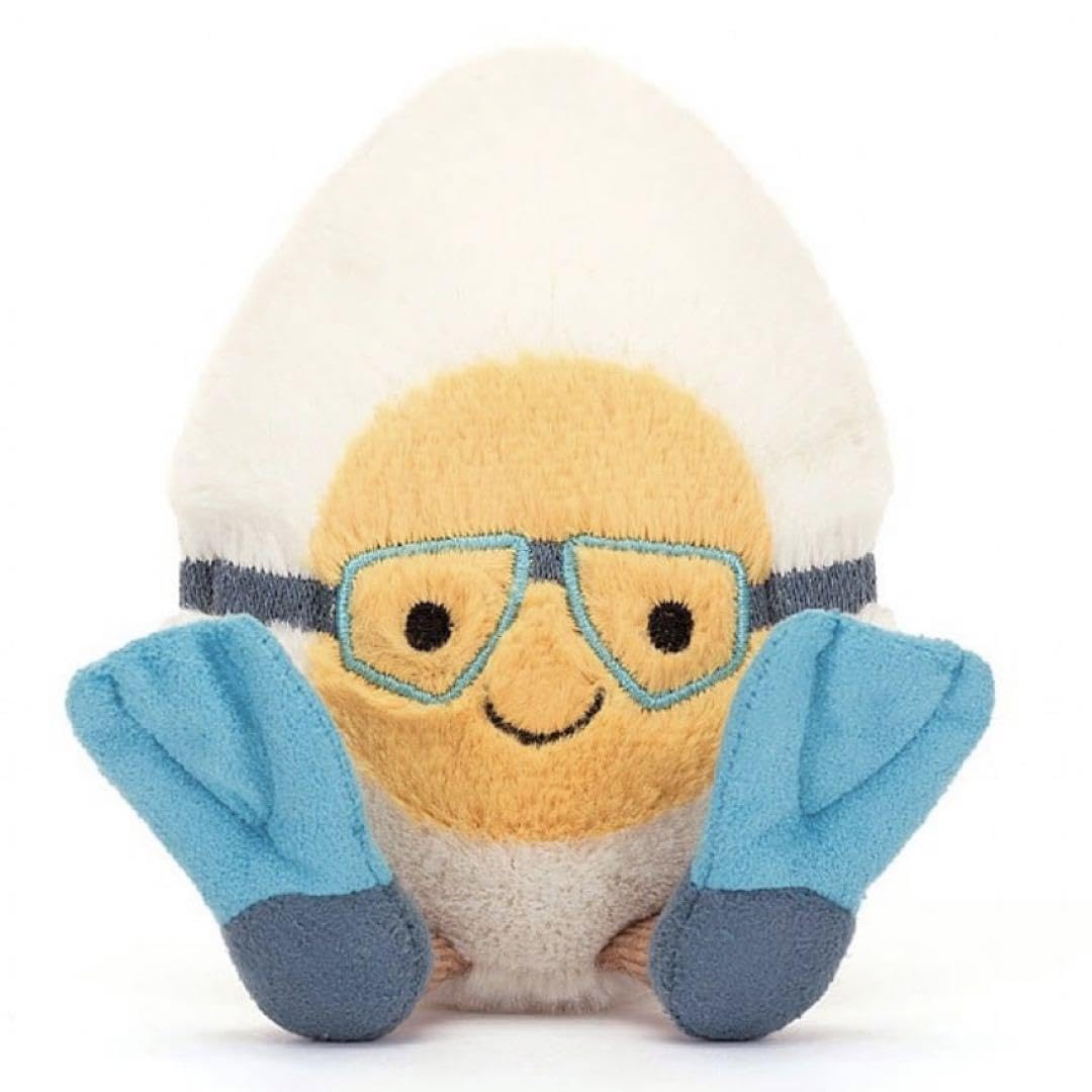 JELLY CAT - 新作　新品　ジェリーキャット　ゆでたまご　たまご　エッグ　スキューバ　ダイビング 楽天市場】jellycat スキューバダイビング スキューバ たまご