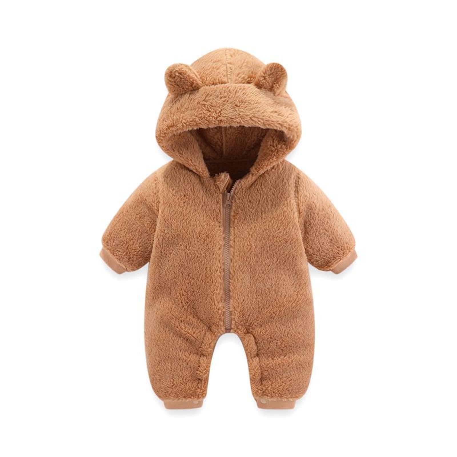 Générique Combinaison De Neige pour Bébé Fille - Filles Combinaisons en Âge Polaire Garçons Jumpsuits Manteau Bebe 6-9 Mois 0-3 Body Garçon Hiver Barboteuse Cadeau 0-24 Mois