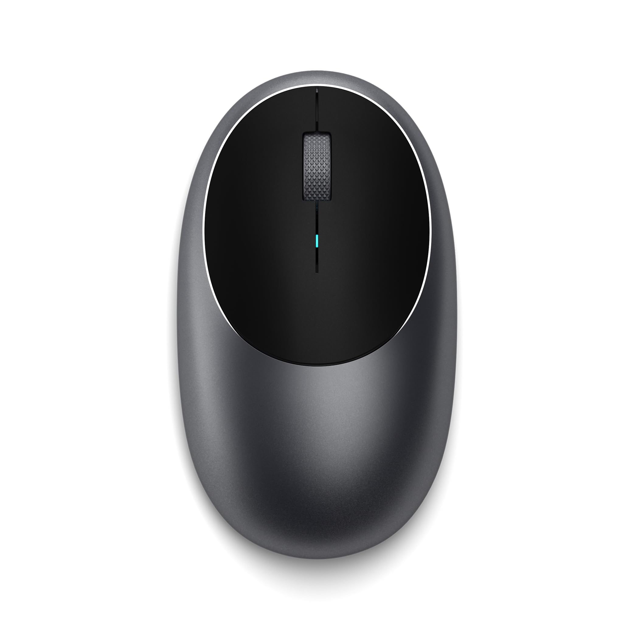 Satechi Mouse Wireless M1 in Alluminio, Ricaricabile USB C, 1200 DPI, Elegante Mouse Bluetooth Compatto per MacBook Air/Pro/Neo, Laptop, PC, iPad – Grigio Siderale