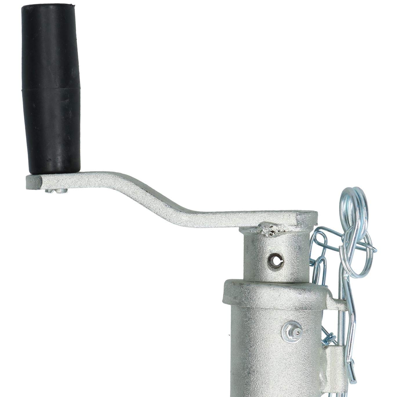 AB Tools 48 mm Stützrad für Anhänger und Caravan Pferdebox Heavy Duty 400 kg Max Nase