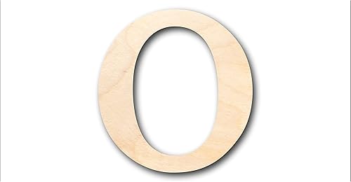 Madera sin terminar con forma de omicrón llamativa, artesanía, hasta 36 pulgadas, bricolaje 3 pulgadas18 pulgadas