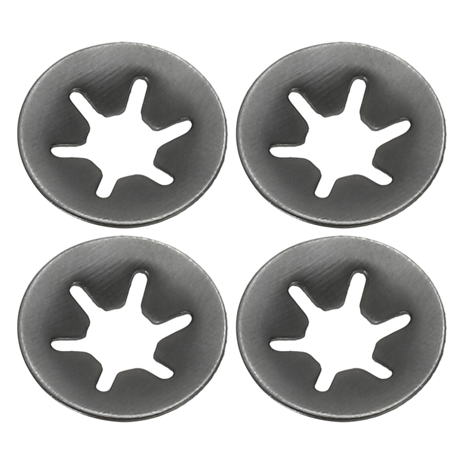 PATIKIL M5 Star Internal Tooth Lock Washers, 150 Pcs Push on Retaining Clips Manganese Steel Quick Speed Locking Washers for Fastening, Black โ image 1