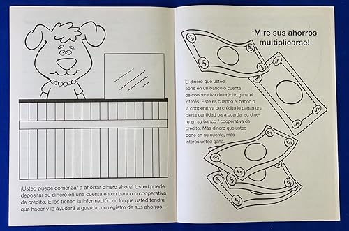 Miniatura 2 de ZOCO - Sé inteligente con tus ahorros (en español, en español) Libros para colorear y actividades (paquete de 50 unidades, sin crayones) - Folleto