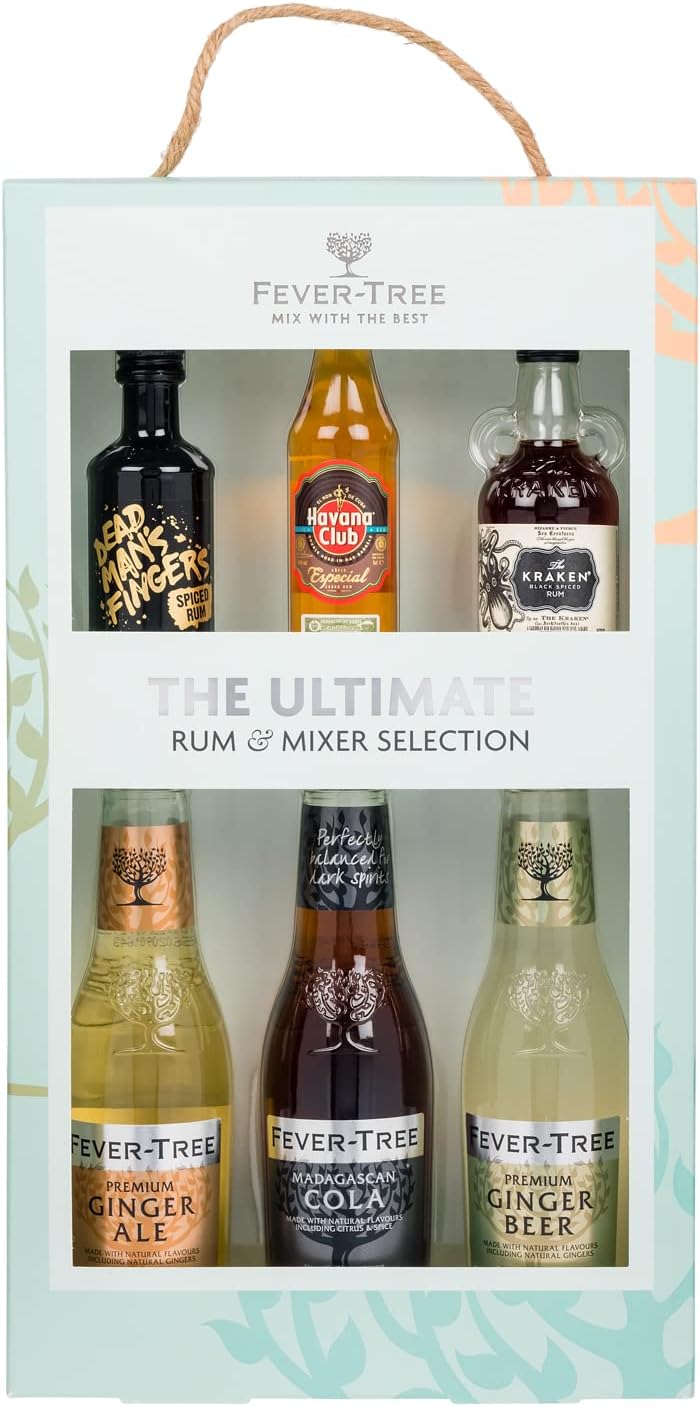 Fever Tree The Ultimate Rum & Mixer Selection Gift Set by Blue Tree