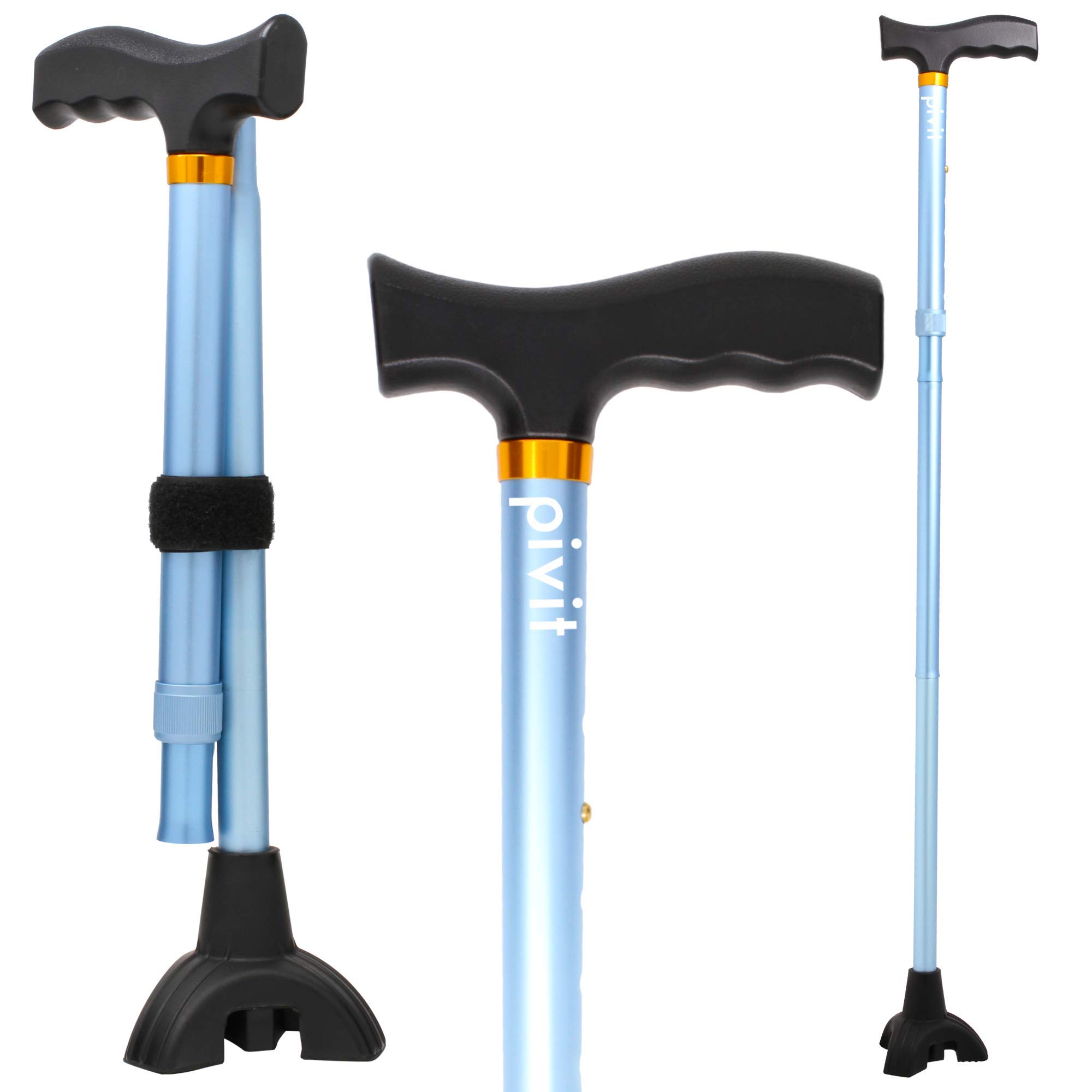 Pivit Walking Cane For Men And Women Self Standing Adjustable ...