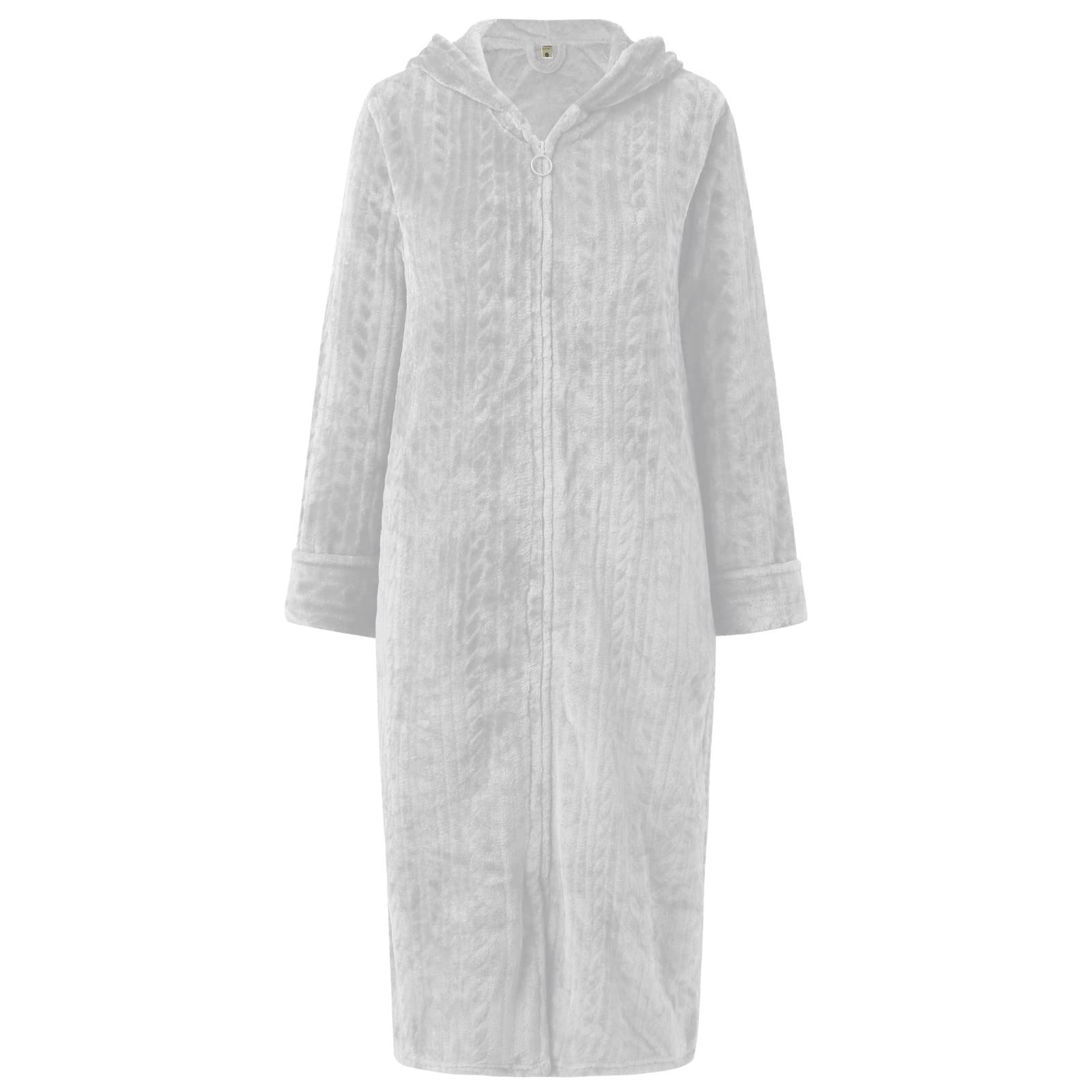 Pigiama da donna in flanella, cappotto lungo ispessito, abbigliamento da casa, pigiama da donna