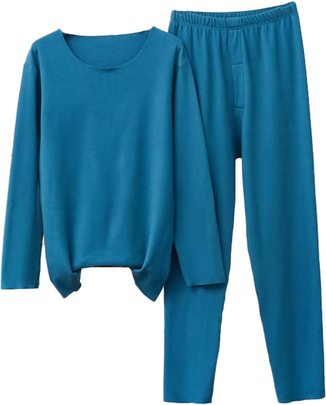 Men's Thermal Underwear Set, Soft Fleece Lined Long Johns, Winter Warm Base Layer Top & Bottom