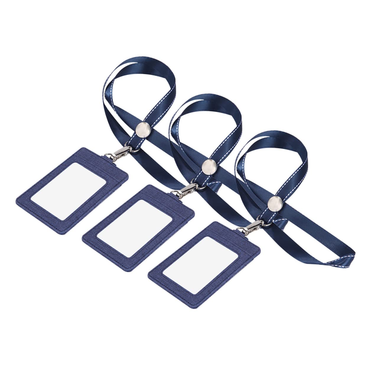 SHINEOFI 9stücke Teiliges Pu Badge Holder Mit Abnehmbarem Lanyard Wasserdichtes Kartenetui Für Ausweise Buskarten Und Kreditkarten Für Mitarbeiter Studenten Und Veranstaltungen