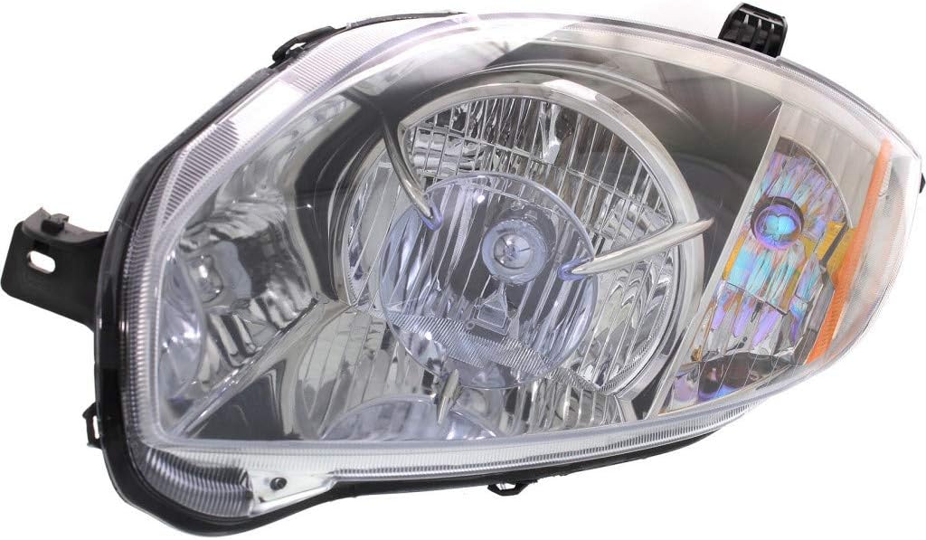 For 2006-2007 Mitsubishi Eclipse Headlight Driver and Passenger Side DOT Certified Bulbs Included MI2502138 MI2503138 - Replaces 8301A507, 8301A508 ;Spyder