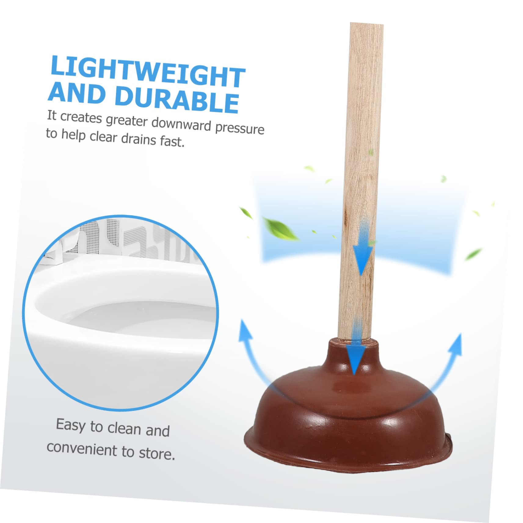 PRETYZOOM Déboucheur WC Avec Ventouse Et Plateau Outil