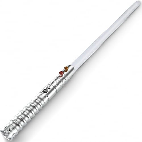 Miniatura 5 de CVCBSER FX Dueling Sable de luz RGB 12 colores cambiables de aleación de aluminio de primera calidad Hilt Light sable con 9 modos de sonido de