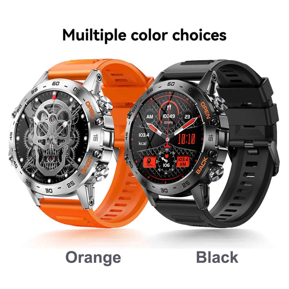 K52 Smart Watch con BT Call Step 1 39 IPS Schermo Impermeabile Sport per Android iOS Salute