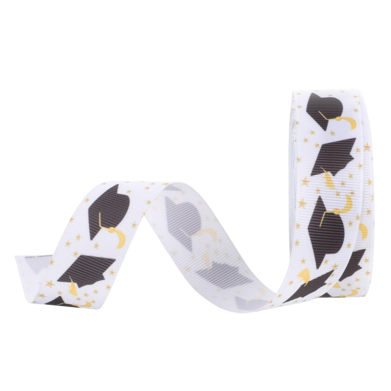 Ruban de graduation artisanal satin pour décoration de fête et personnalisation de cadeaux