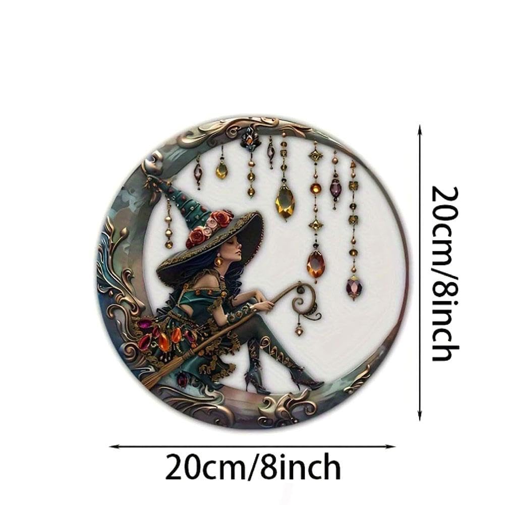 Personalisiertes Hexen-Ornament Aus Acryl – Fensterdekoration, Sonnenfänger Für Haus & Garten