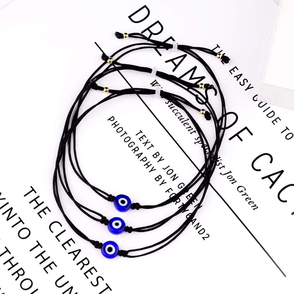 BOCHOI Evil Eye Bracelet for Women Good Luck String Bracelet Kabbalah Protection Friendship Wish Bracelet Jewelry for Girls Girlfriend Wife Mother Daughter - Image 4
