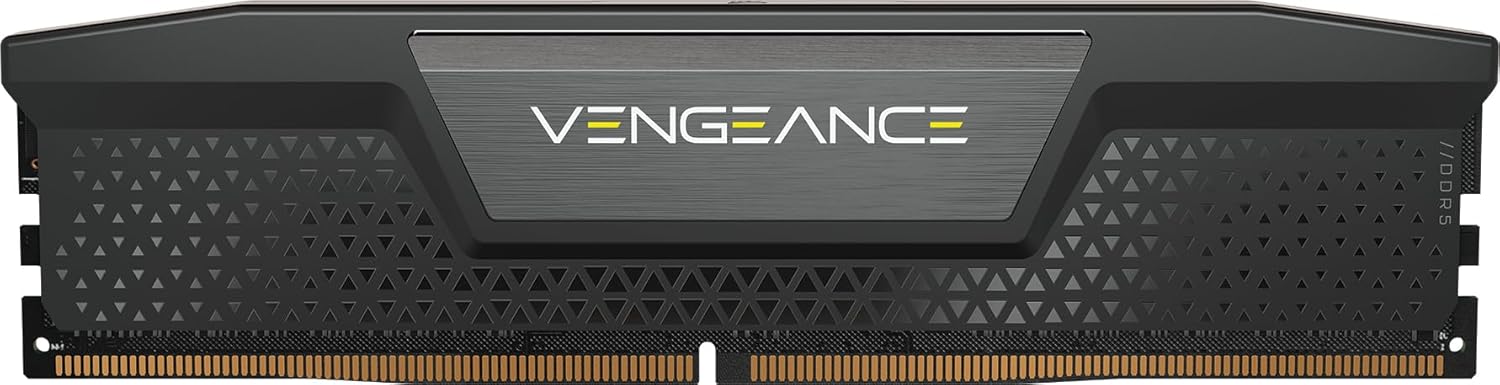 Corsair Vengeance 32GB RAM (1x32GB) DDR5 DRAM 5600MHz Memory Kit Black CMK32GX5M1B5600C40 Corsair Vengeance 32GB RAM (1x32GB) DDR5 DRAM 5600MHz Memory Kit Black CMK32GX5M1B5600C40