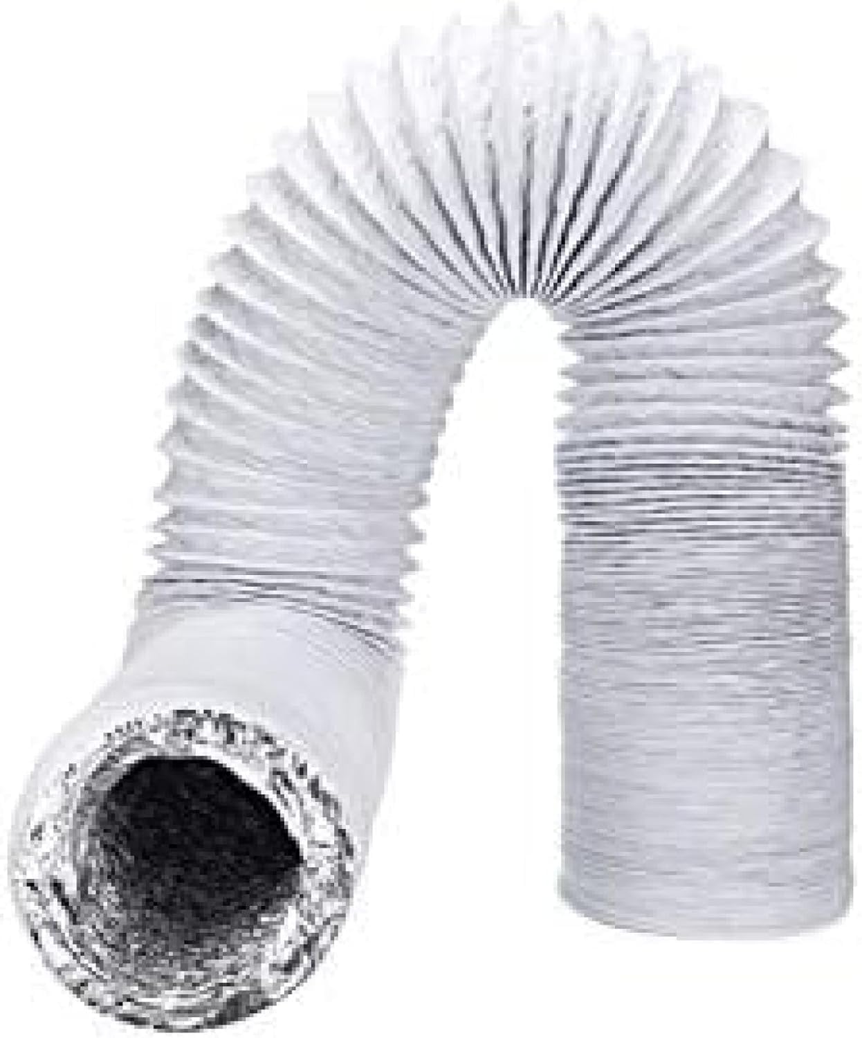 Tuyau d'échappement flexible en aluminium pour ventilation de gaine et climatiseur portable