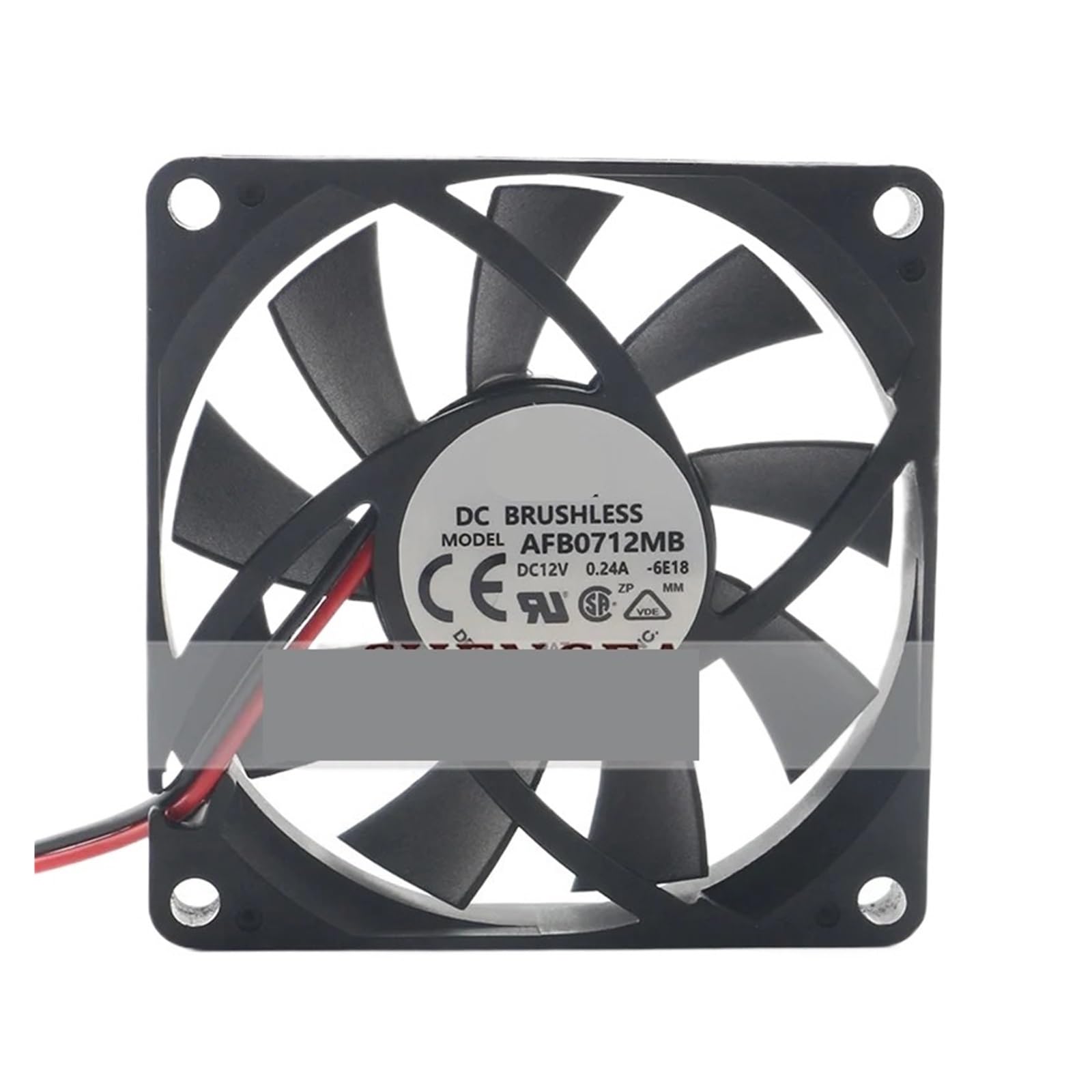 IVEKYKIBC AFB0712MB-F00/6E18 7015 DC12V 0.24A 7CM Cooling Fan 70 * 15MM
