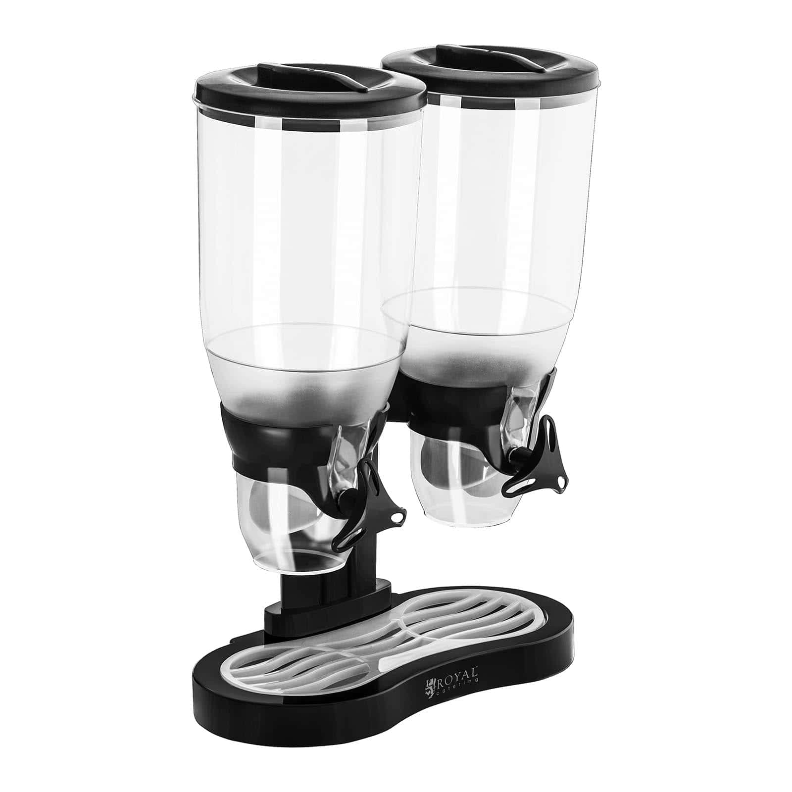 Royal Catering Dispenser per Cereali con 2 Contenitori (Capacità 6 l)