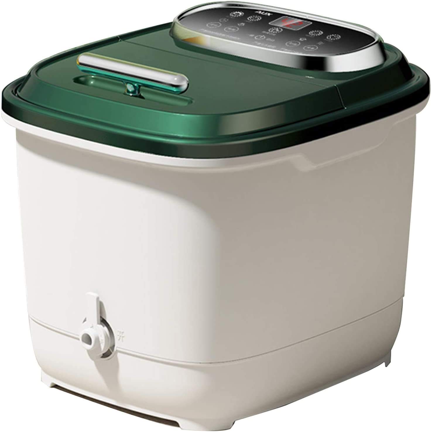 Massaggiatore da bagno con il calore, rulli di massaggio del piede, del piede e del vitello, dei piedi del bacino termale del piede Piedi con la temperatura regolabile, il comodo relax Home Exper