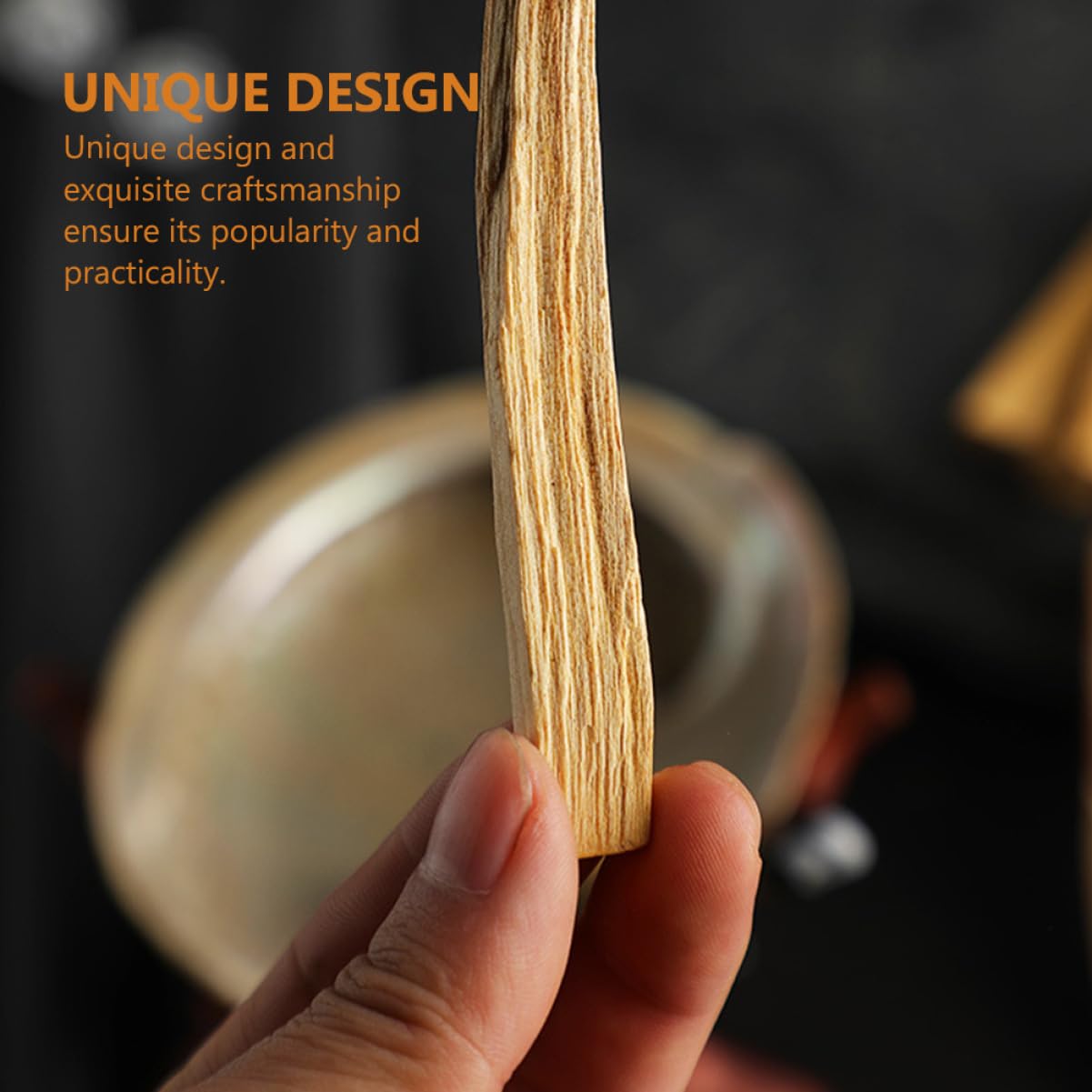 OUNONA 25piezas Varillas De Incienso De Madera Santa para Aromaterapia Aromatizante Natural para Relajación Hogar y Oficina Diseño Compacto y Ligero