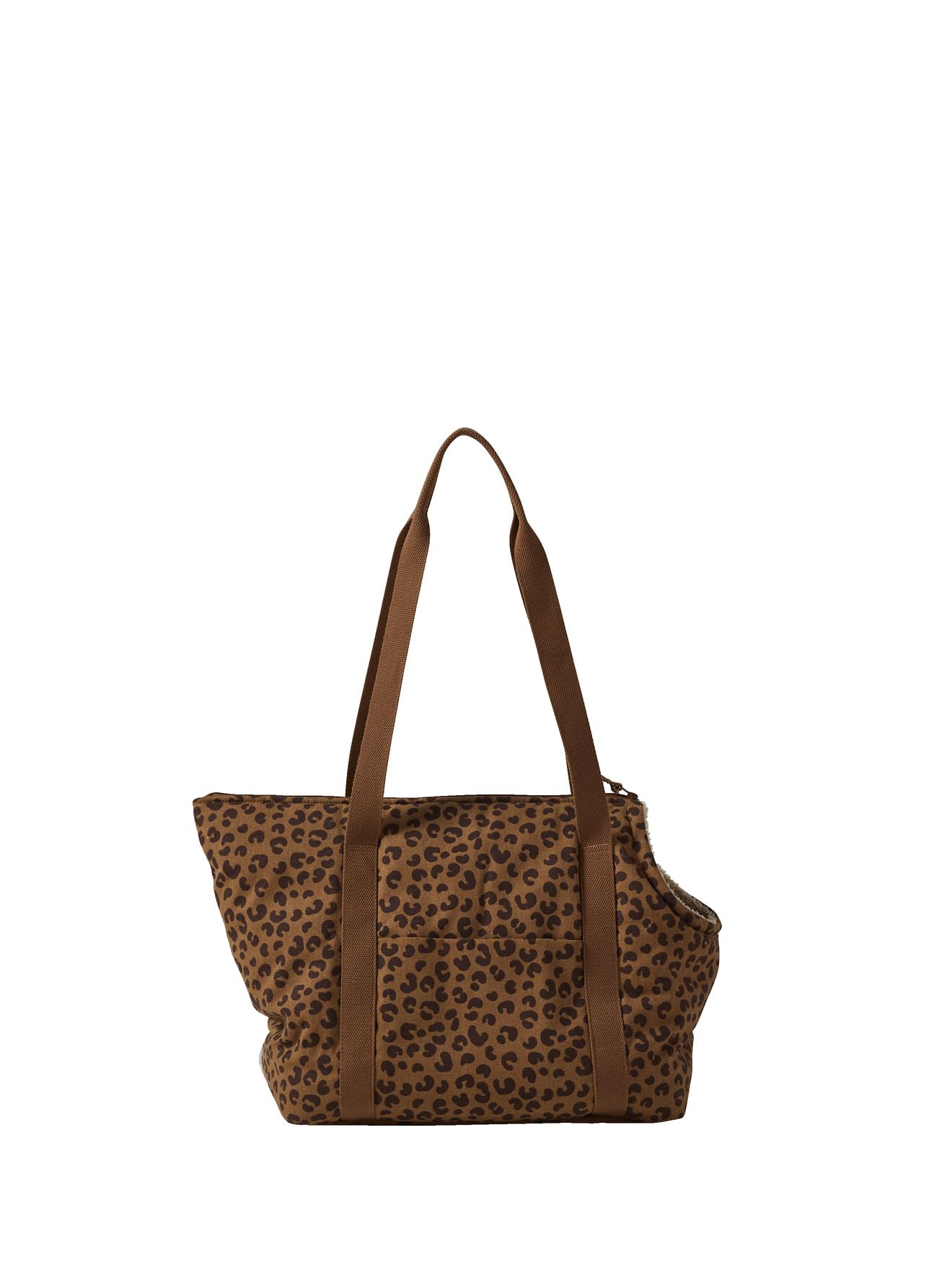 VERTBAUDET Sac de Transport pour Chat et Chien Marron imprimé TU