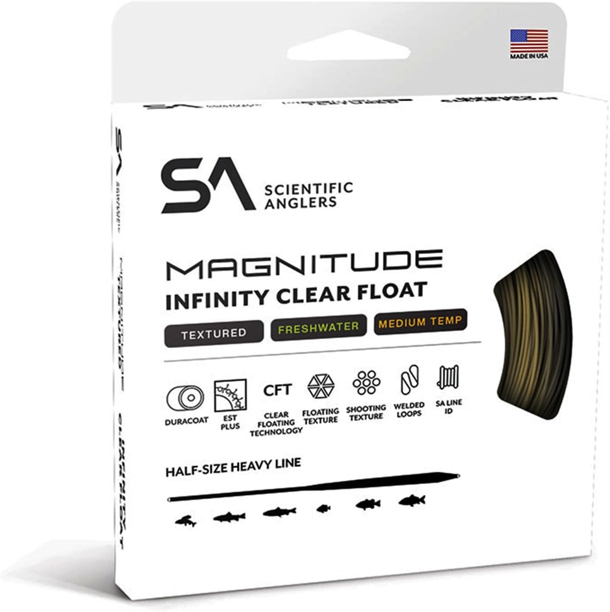 Scientific Anglers Magnitude Textured Infinity 10 Clear Float Tip Fly Line