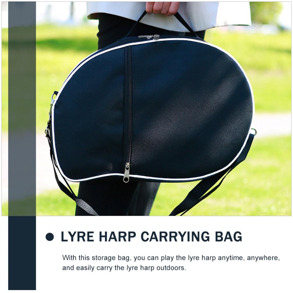 SUPVOX Sac De Rangement Pour Harpe Lyre Léger Et Pliable 16.14X11.42X2.36In Housse De Transport Pratique Pour Instrument De Musique Pour Concerts Et Voyages