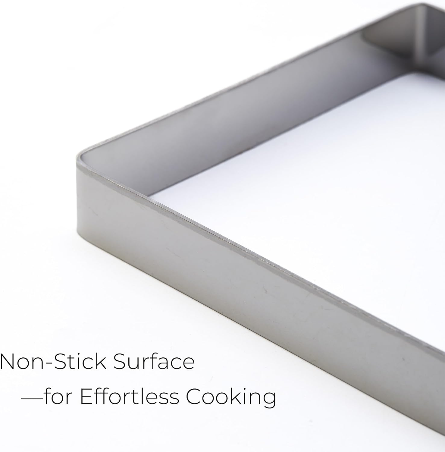 Square Egg Mold for Griddle – Stainless Steel Square Egg Ring, Cooking Molds for Griddle with Collapsible Handle, Non-Stick Pancake & Burger Mold for Cooking Perfect Breakfast Sandwiches