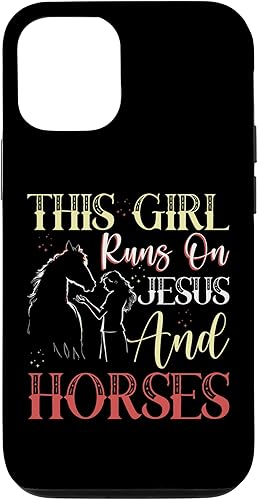 Miniatura 4 de iPhone 12 mini Esta chica corre en Jesús y caballos caso