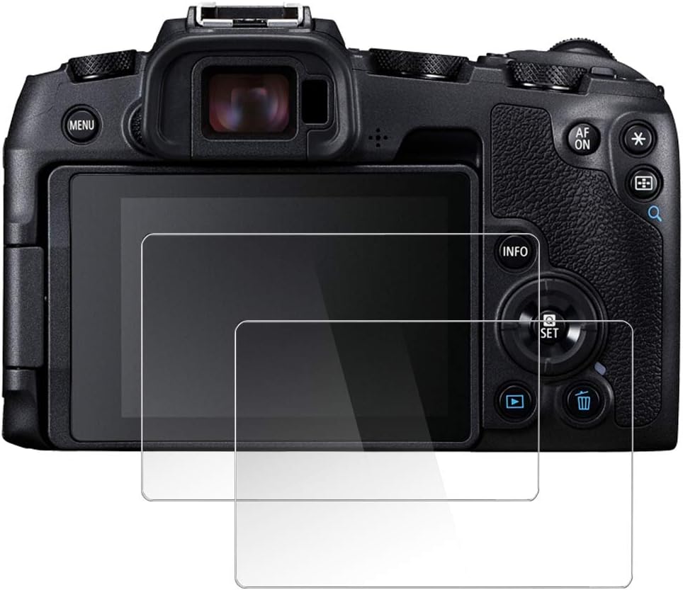 Macolink Tempered Glass Screen Protector Compatible Canon EOS RP, Anti-Explosion Anti-Scratch Camera LCD Protector Film (2 Pack)