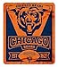 The Northwest Company Officially Licensed NFL Chicago Bears Marque Printed Fleece Throw Blanket, 50" x 60", Multi Color