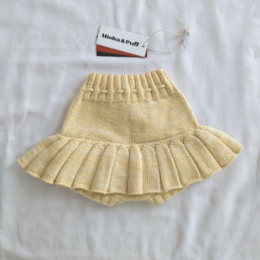misha&puff■Skating Pond Skirt■yellow Cotton Skirt | Girls Cotton Skirt | Misha & Puff