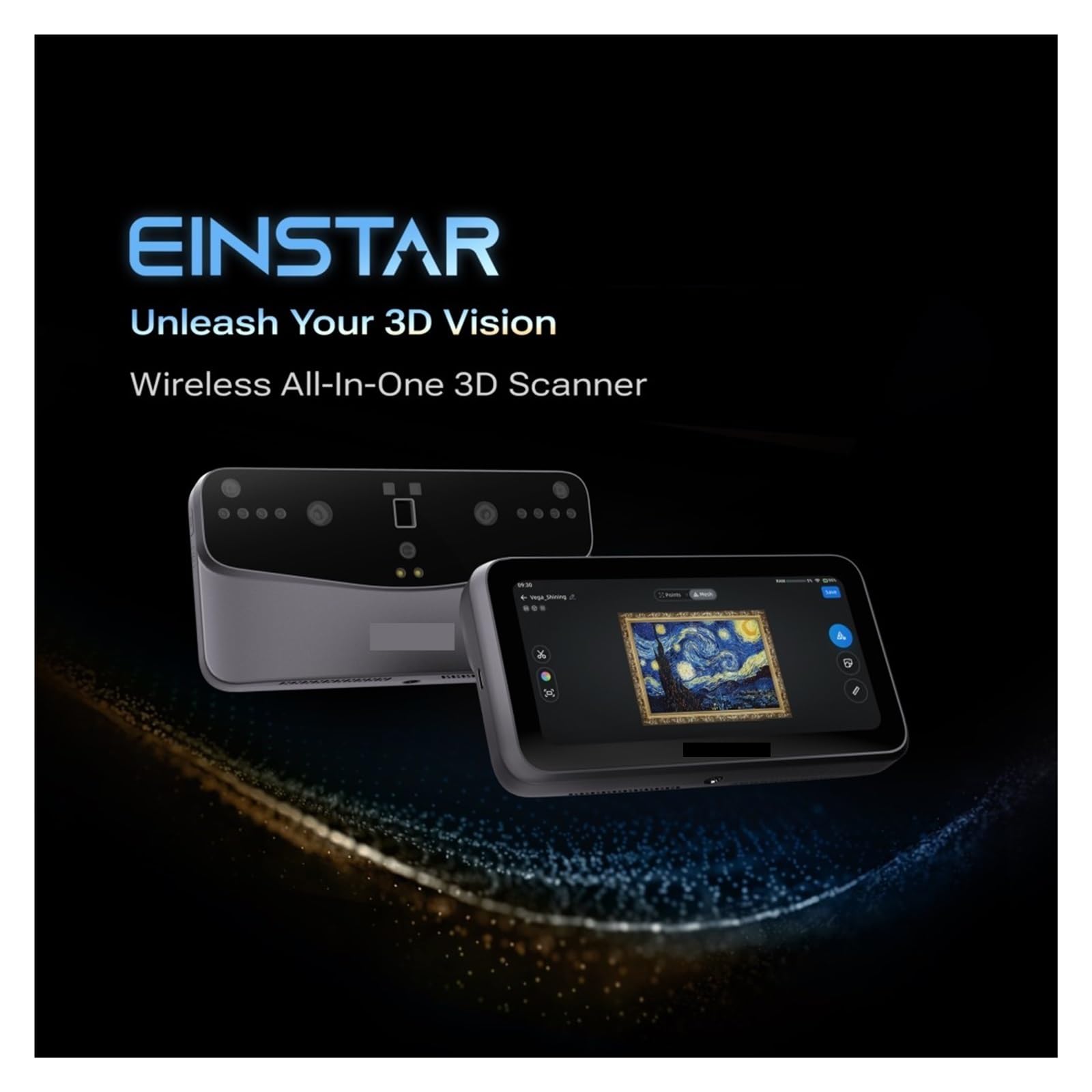 Scanner 3D Einstar3D ad alta precisione portatile, veloce e versatile, pronto for l'uso all'aperto