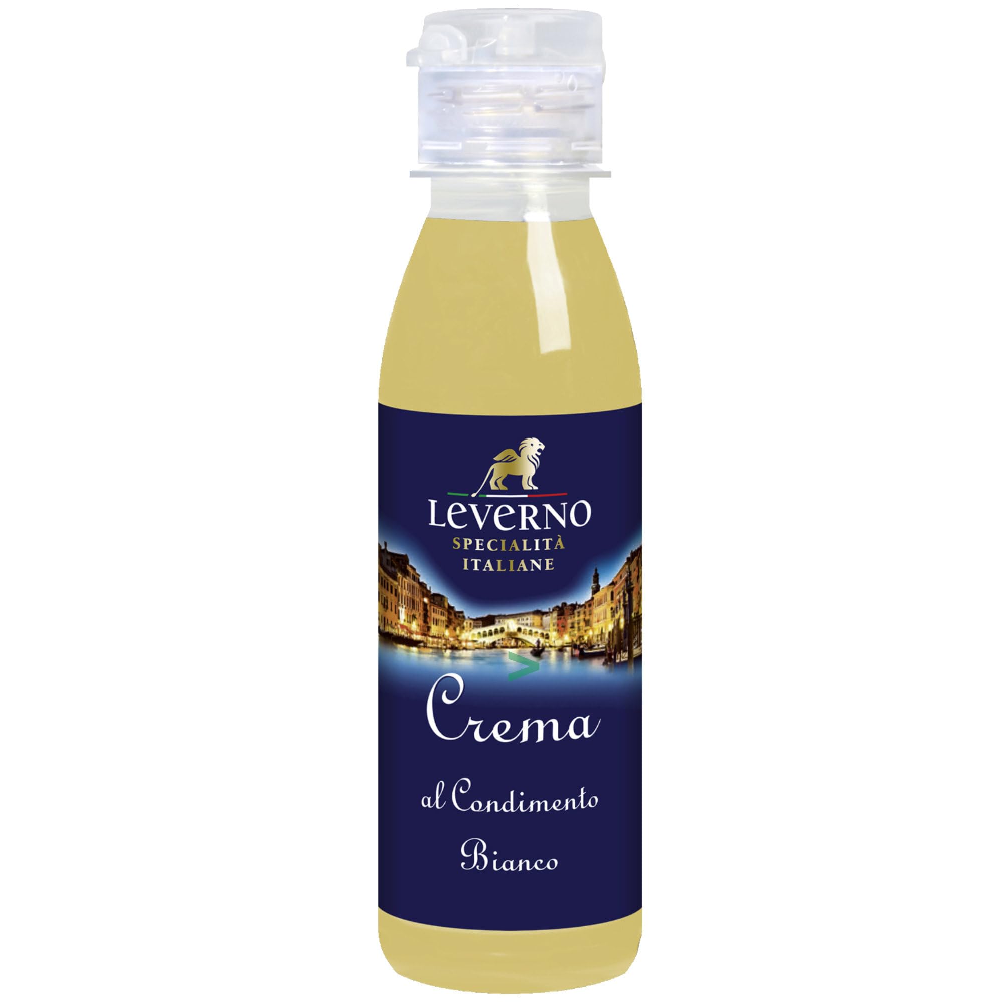 usy Bundle für Leverno Crema Al Condimento Bianco weiße Balsamico-Creme 6er Pack (6x180g Flasche) + usy Block