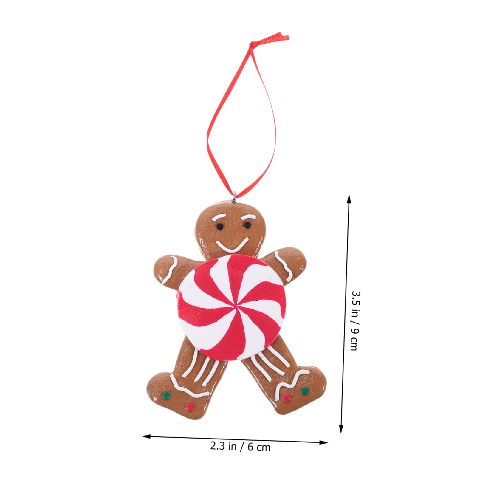 PRETYZOOM 16 Piezas Colgante de árbol de Navidad Decoración hogareña Dulces de Navidad Colgantes navideños Manualidades navideñas Suministros de Navidad Colgantes Decorativos de Navidad