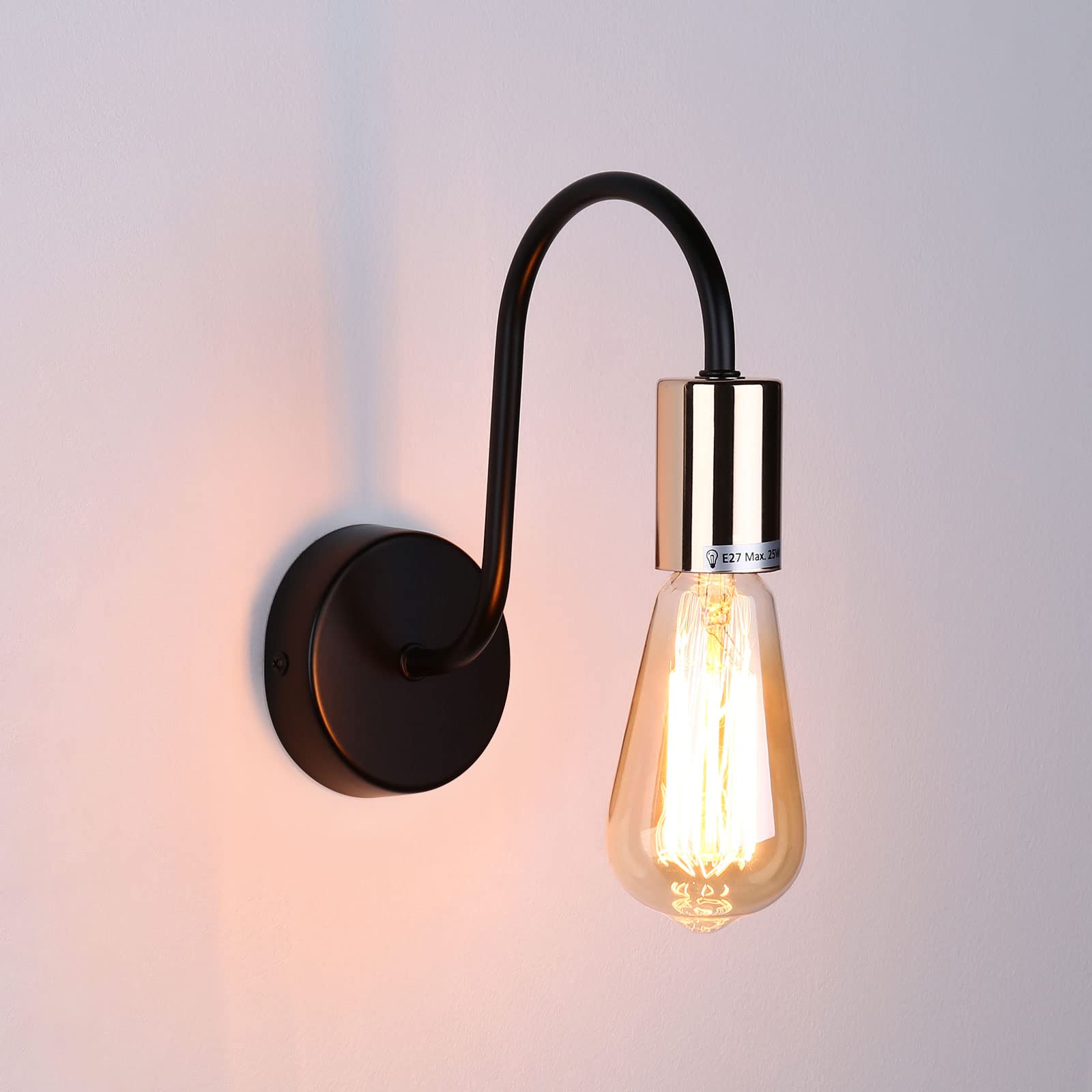 Buy Lightess Industrial Wall Light Gooseneck Wall Light Sconce Edison
