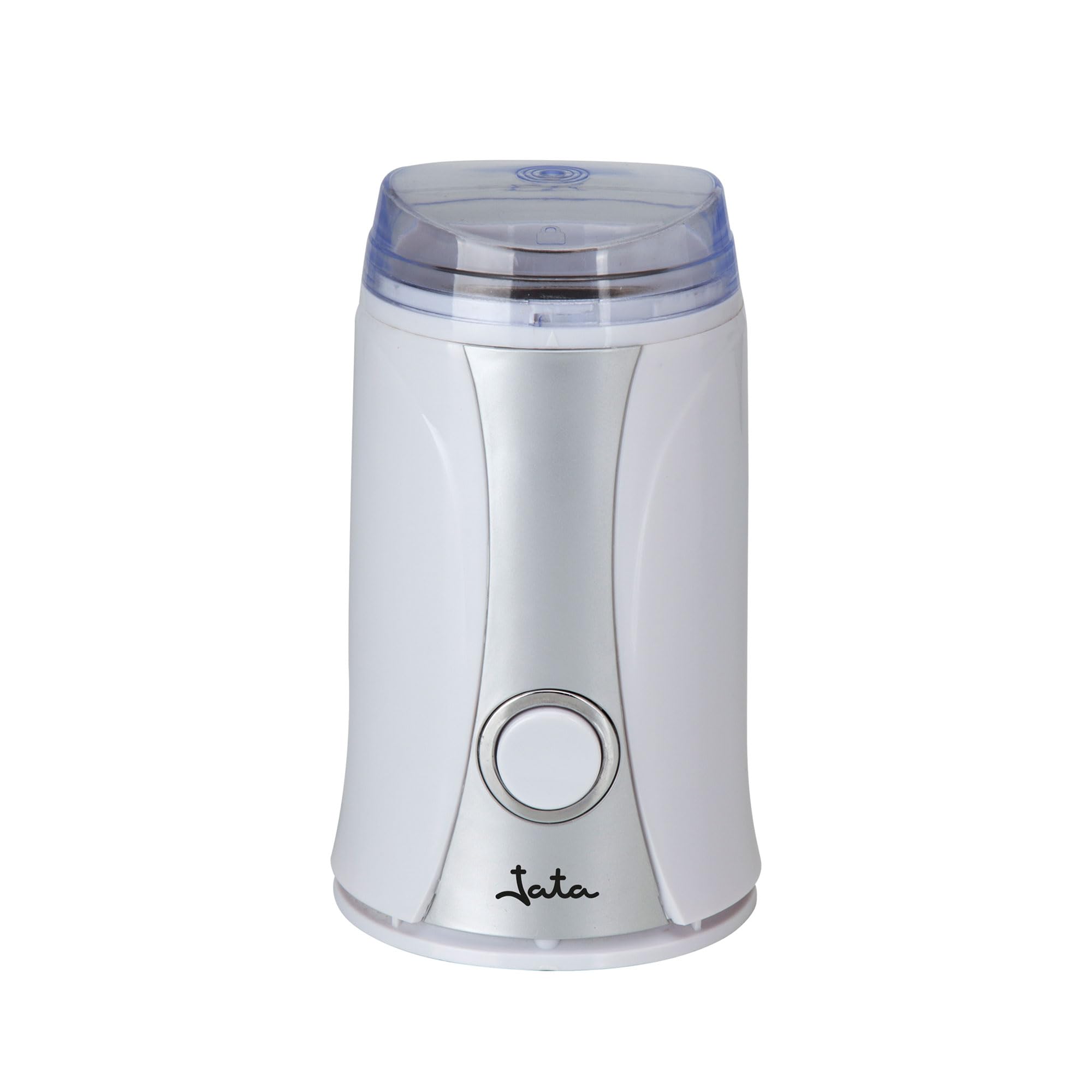 Jata ML132 Macinacaffè elettrico, 160 W, coperchio con sistema di chiusura di sicurezza, lama in acciaio inox, capacità 65 g, mirino macinazione